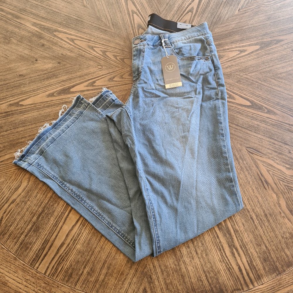 Wit & Wisdom "ab"solution itty bitty bootcut split